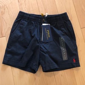 NWT Polo Ralph Lauren Navy Chino Shorts (Size 7)
